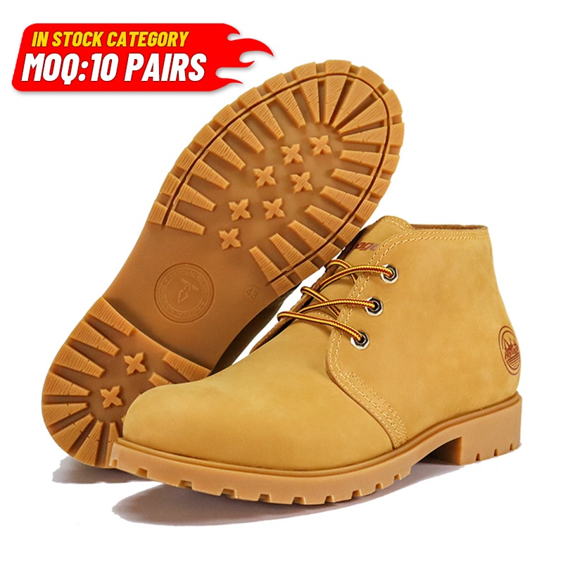 Goma osoko nubuck larruzko bota informal erosoak
