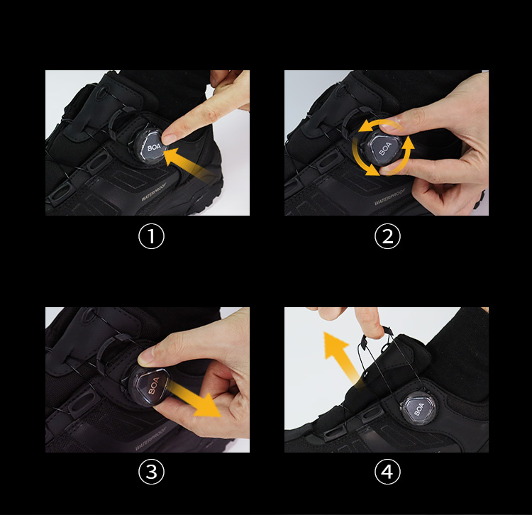 Quick-on/off System Police Boots