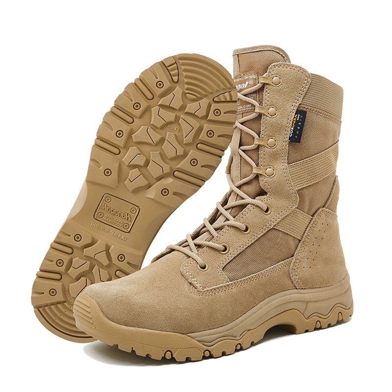 Larruazaleko Cordura Desert Bota taktikoak